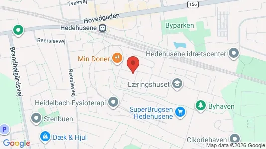 Apartments for rent i Hedehusene - kort over placeringen