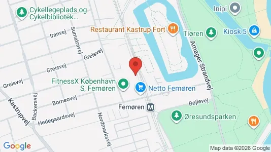 Apartments for rent i Copenhagen S - kort over placeringen