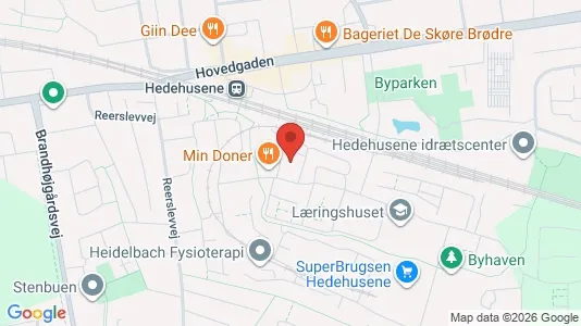 Apartments for rent i Hedehusene - kort over placeringen