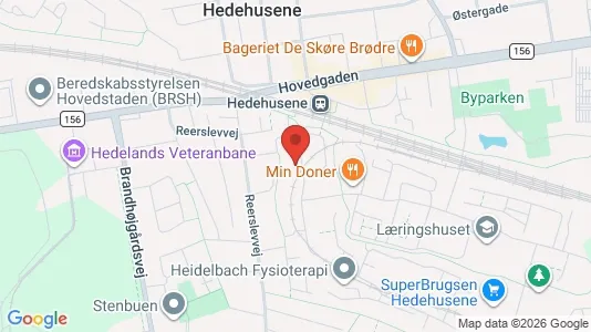 Apartments for rent i Hedehusene - kort over placeringen