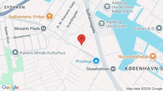 Apartments for rent i Copenhagen SV - kort over placeringen