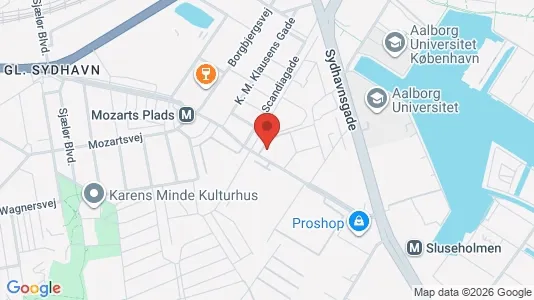 Apartments for rent i Copenhagen SV - kort over placeringen