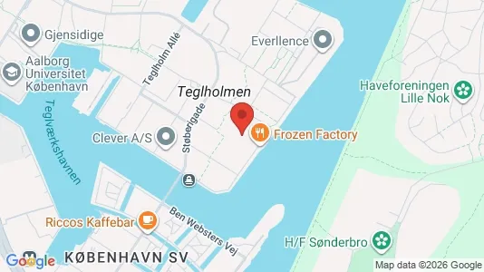 Apartments for rent i Copenhagen SV - kort over placeringen