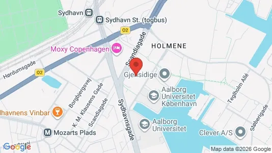 Apartments for rent i Copenhagen SV - kort over placeringen