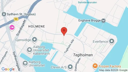 Apartments for rent i Copenhagen SV - kort over placeringen