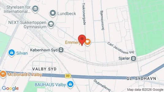 Apartments for rent i Valby - kort over placeringen