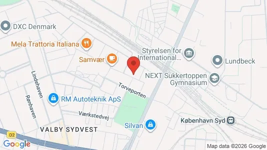 Apartments for rent i Valby - kort over placeringen