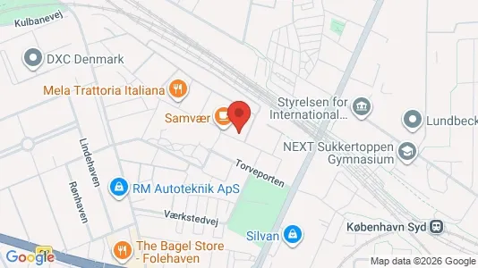 Apartments for rent i Valby - kort over placeringen