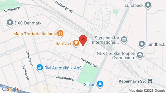 Apartments for rent i Valby - kort over placeringen