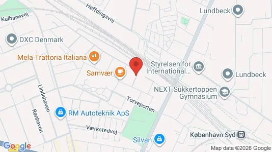 Apartments for rent i Valby - kort over placeringen