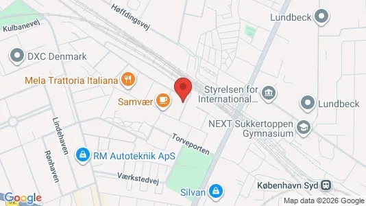 Apartments for rent i Valby - kort over placeringen