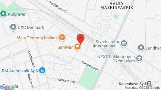 Apartments for rent i Valby - kort over placeringen