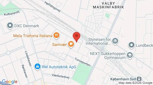 Apartments for rent i Valby - kort over placeringen