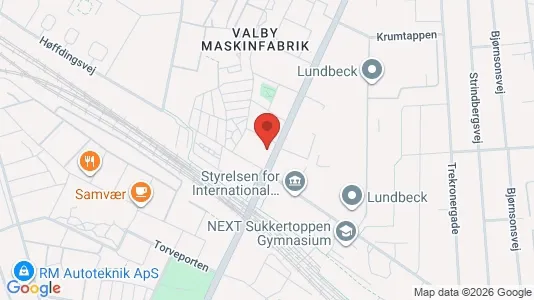Apartments for rent i Valby - kort over placeringen