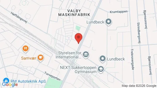 Apartments for rent i Valby - kort over placeringen