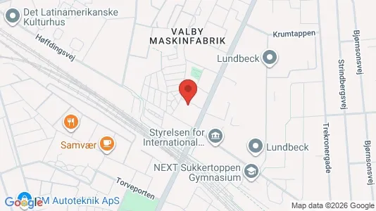 Apartments for rent i Valby - kort over placeringen