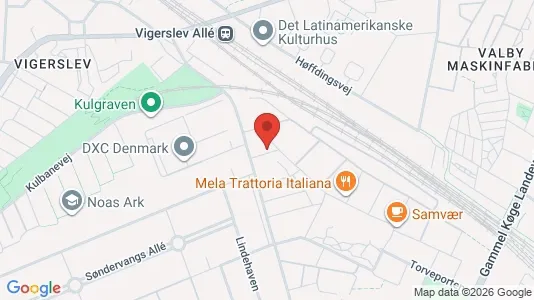 Apartments for rent i Valby - kort over placeringen