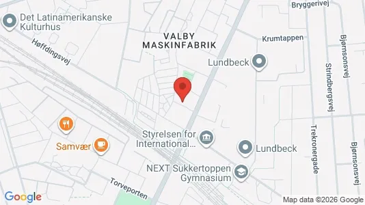 Apartments for rent i Valby - kort over placeringen