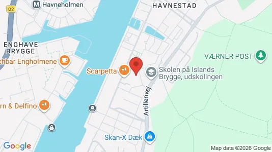 Apartments for rent i Copenhagen S - kort over placeringen