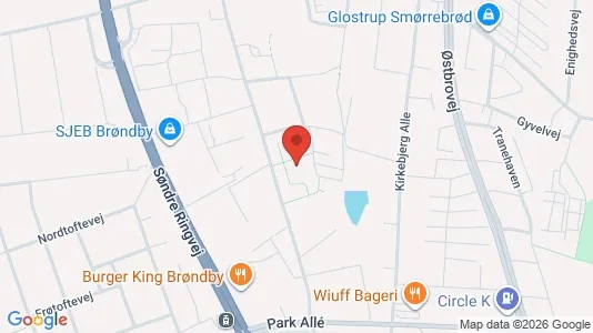 Apartments for rent i Brøndby - kort over placeringen
