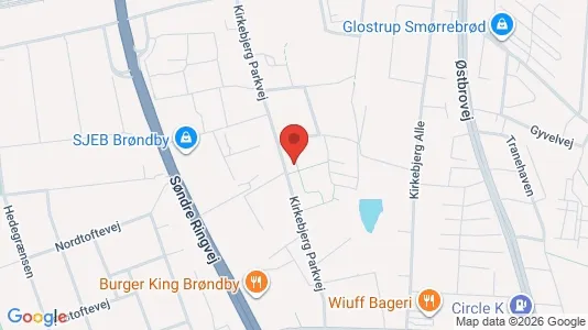 Apartments for rent i Brøndby - kort over placeringen