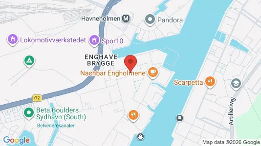Apartments for rent i Copenhagen SV - kort over placeringen