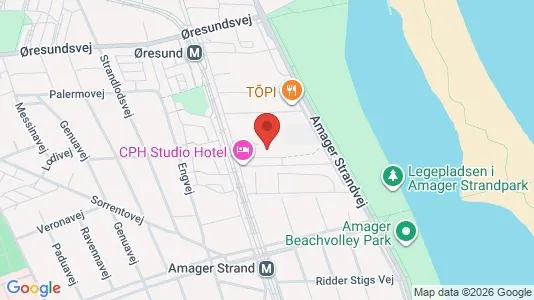 Apartments for rent i Copenhagen S - kort over placeringen