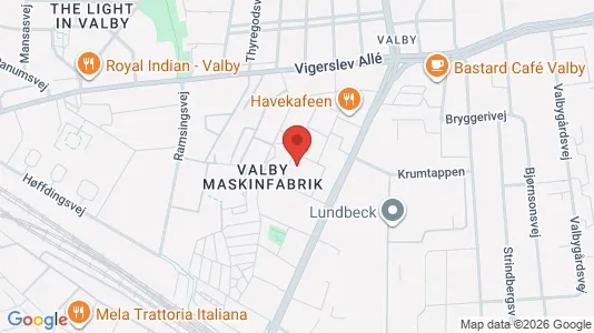 Apartments for rent i Valby - kort over placeringen