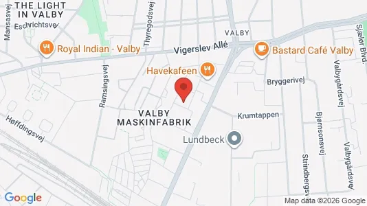 Apartments for rent i Valby - kort over placeringen