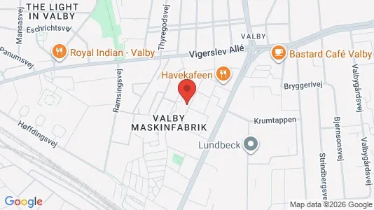 Apartments for rent i Valby - kort over placeringen