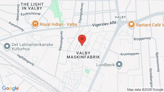 Apartments for rent i Valby - kort over placeringen