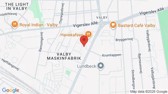 Apartments for rent i Valby - kort over placeringen