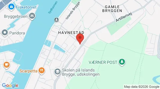 Apartments for rent i Copenhagen S - kort over placeringen