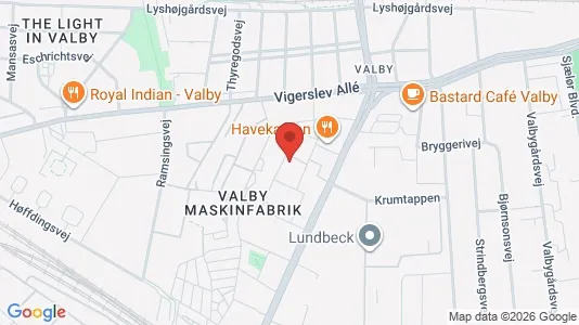 Apartments for rent i Valby - kort over placeringen