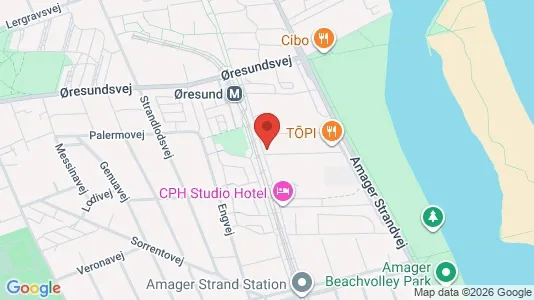 Apartments for rent i Copenhagen S - kort over placeringen