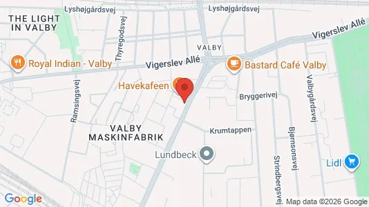 Apartments for rent i Valby - kort over placeringen