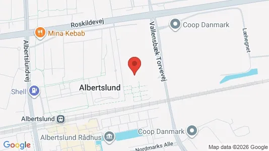Apartments for rent i Albertslund - kort over placeringen