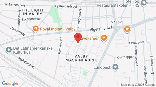 Apartments for rent i Valby - kort over placeringen