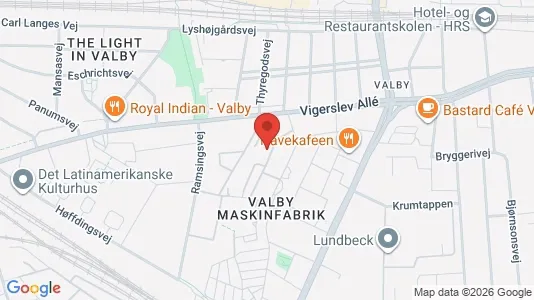 Apartments for rent i Valby - kort over placeringen