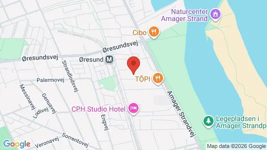 Apartments for rent i Copenhagen S - kort over placeringen