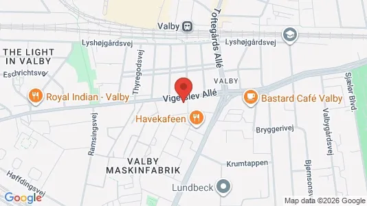 Apartments for rent i Valby - kort over placeringen
