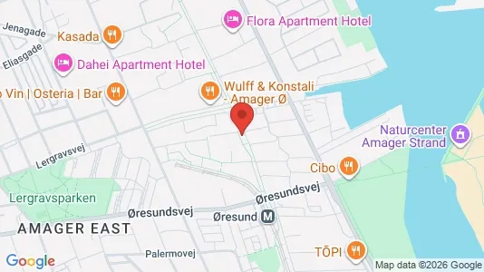 Apartments for rent i Copenhagen S - kort over placeringen