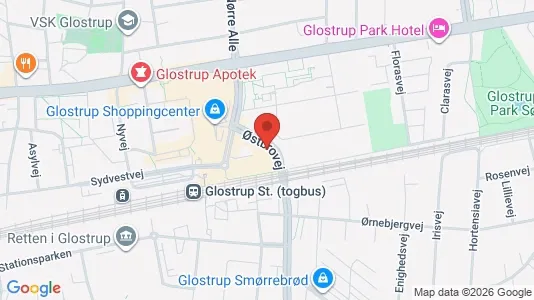 Apartments for rent i Glostrup - kort over placeringen
