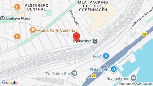 Apartments for rent i Vesterbro - kort over placeringen
