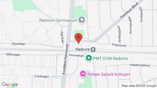 Apartments for rent i Rødovre - kort over placeringen