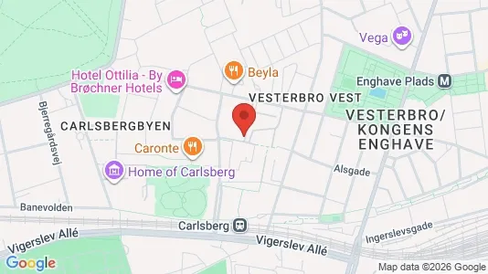 Apartments for rent i Vesterbro - kort over placeringen