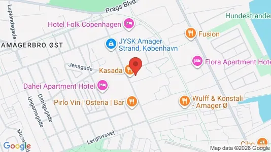 Apartments for rent i Copenhagen S - kort over placeringen