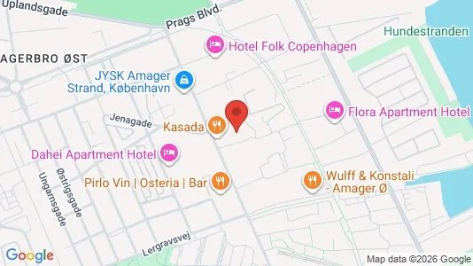 Apartments for rent i Copenhagen S - kort over placeringen