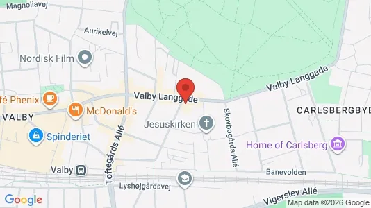 Apartments for rent i Valby - kort over placeringen