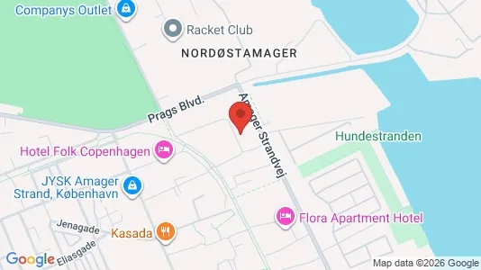 Apartments for rent i Copenhagen S - kort over placeringen